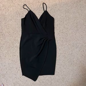 Black cocktail dress